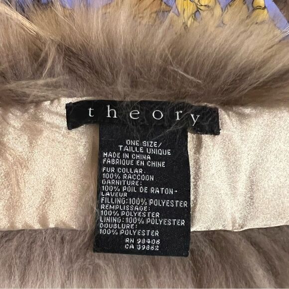 Theory fur detachable collar OSFA - Picture 5 of 5